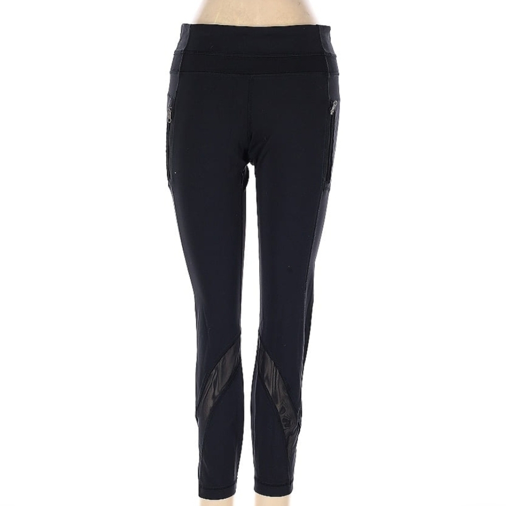 Lululemon Athletica Black Zippered Leggings